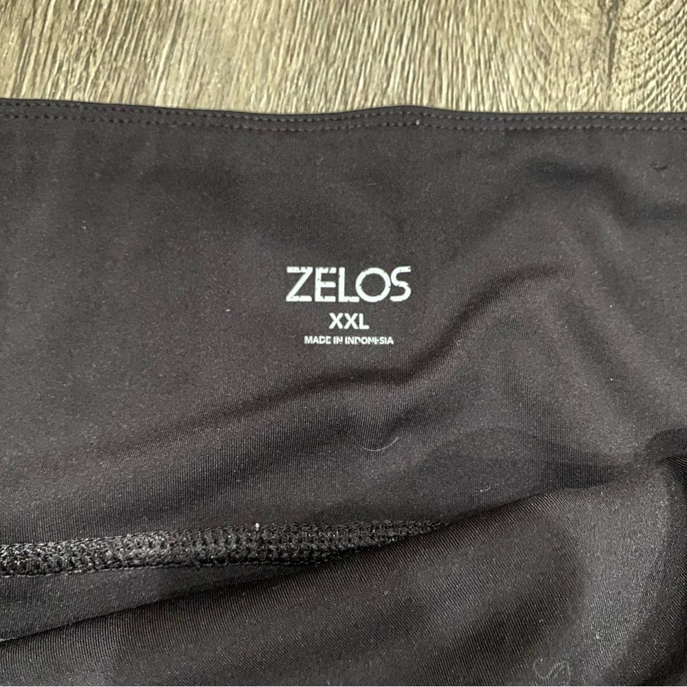 Zelos Bike Short Black Stretch High Waist Size XXL - Picture 2 of 6